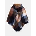 thumbnail image 5 of Time and Tru Women's Plaid Poncho with Clasp, Sizes S/M-L/XL, 5 of 5