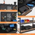 thumbnail image 2 of Heavy Duty Garage Workbench – 1000 lbs Capacity with Pegboard, Drawers, and Hooks, 2 of 6