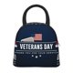 thumbnail image 1 of Disketp Happy Veterans Day Bolsa Térmica para Almuerzo, Lonchera con Abertura Amplia y Gran Capacidad, Organizador Reutilizable para Mujeres, Hombres y Adultos, 1 of 6