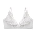 thumbnail image 2 of Duo pack brasier talla extra sin copas color liso blanco y beige escote profundo Carnival mod. 22906 40C, 2 of 3