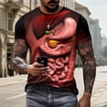 thumbnail image 6 of liilaimic Anatomy Tshirts Funny Skeleton Body Organs Men's Short Sleeve Novelty Crewneck Tee Shirt Daily Wear, 6 of 8
