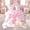 Pink 01, variant on meiyoeat Abstract Brushstroke Print Twin Bedding for Kids Girls, Modern Art Paint Bedding Comforter Set, Pink Black, Pink Reversible, 7 Pieces
