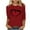 NQR1-Valentine's Day-Red, variant on VKOYWKM Heart Print Shirts for Women Valentines Day T-Shirts 3/4 Sleeve Tops Cute Love Graphic Tees Tops Casual Spring Clothes Loose Fit Crew Neck Valentine Shirt