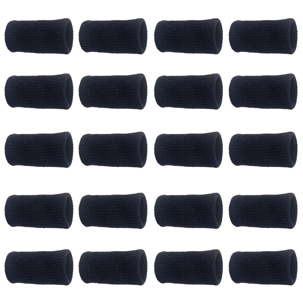 20pcs Sports Elastic Finger Sleeves Support Volleyball Thumb Brace