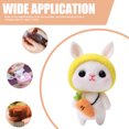thumbnail image 2 of WASHWEPE Felting Kit 1 Set 3D Rabbit with Wool Felt Foam Pad Tulle Orange for Diy Handmade and Home Decoration, 2 of 8