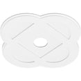 thumbnail image 2 of 34"OD x 6"ID x 13 1/2"C x 1"P Charlotte Architectural Grade PVC Contemporary Ceiling Medallion, 2 of 11