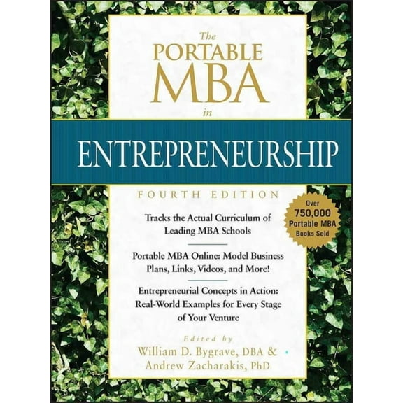 Portable MBA The Portable MBA in Entrepreneurship, Book 35, (Hardcover)
