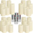 thumbnail image 4 of Set de 24 velas impermeables sin llama para exteriores YOROXRG, 4 of 8