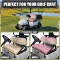 thumbnail image 4 of Garronmavis Golf Cart Seat Covers Light Pink Golf Cart Elastic Seat Covers for Golfer, Practical & Breathable Gradient Color Decor Accessories, 4 of 7