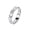 Silver, variant on Interlocked Heart Shaped Ring for Women Titanium Steel with Full Zircon Inlaid Jewelry Gold Color Size 9