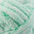 thumbnail image 2 of Mainstays Heathered Chenille Yarn, 33 yd, Opaline Green, 100% Polyester, Super Bulky, Pack of 4, 2 of 5