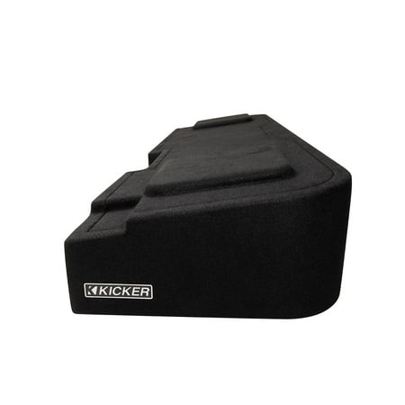 KICKER - L7T Dual 12"  2-Ohms Enclousure Subwoofer for Select 2008 and up Chevrolet Silverado and GMC Sierra - Black