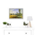 thumbnail image 2 of Painting Monet Vetheuil Landscape Old Master Artwork Framed Wall Art Print A4, 2 of 4