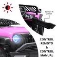 thumbnail image 2 of Camioneta Montable Eléctrica JOYKOO para Niños 12V Bluetooth Control Remoto - Rosa, 2 of 7