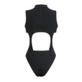 thumbnail image 6 of Sngxgn Womens Swimsuits Training Swimwear Bathing Suits(Black,S), 6 of 6