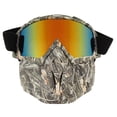 thumbnail image 2 of Motorcycle Goggles With Face , Motorcycle Dust Wind  Proof Riding Glasses Closed Removable Protective Glasses, 2 of 8