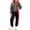 Black and Pink - Abstract Geometry, variant on DISNIMO Girls Tracksuit 2 Piece Sweatsuit Hip Hop Dance Clothes 4-13 Years, Abstract Geometry Print Zip Up Sweatsuit and Sweatpants with Side Pockets Stand Collar Sportwear Activewear