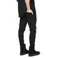 thumbnail image 2 of Pantalones de mezclilla elásticos ajustados rasgados para hombres Pantalones vaqueros ajustados Street Hipster Biker Pantalones, 2 of 3