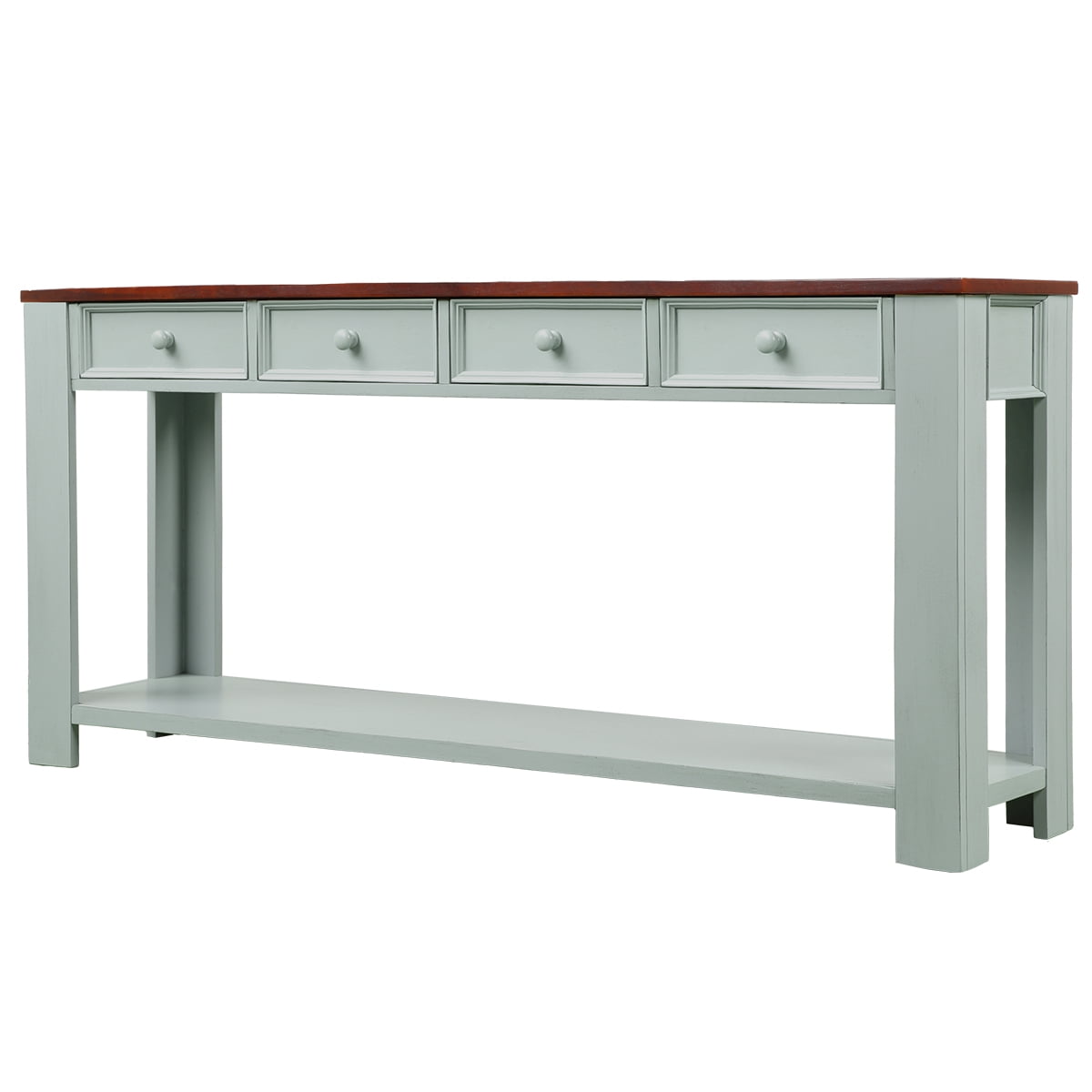 light blue accent table