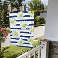 thumbnail image 3 of Sigee Daisy Striped Nautical for Live Happy Decorative Small Garden Flag,Double Sided Yard Flags Holiday Garden Flags for All Seasons, 3 of 9