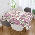 thumbnail image 5 of GZHJMY Kalamkari Block Print Square Tablecloths, Decorative Tablecloths, Stain Resistant, Heat Resistant, Wrinkle Resistant, Suitable for Kitchen, Dining Room, 5 of 7
