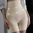 thumbnail image 6 of BYHONG Women's High Waist Body Shaping Panties Seamless Body Shaping Garments Leggings Beige M, 6 of 9