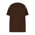 thumbnail image 4 of Waffleknit T Shirts for Men with Pocket Velvet-Splice Short Sleeve Tees Tops Mens Casual Color Block Pullover Crewneck Basic Loungewear Tshirts Shirt, 4 of 8