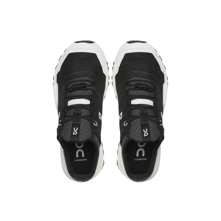 On Women's Cloudultra Running Shoes - Mesh Black/White Trainers, Size 7.5 US