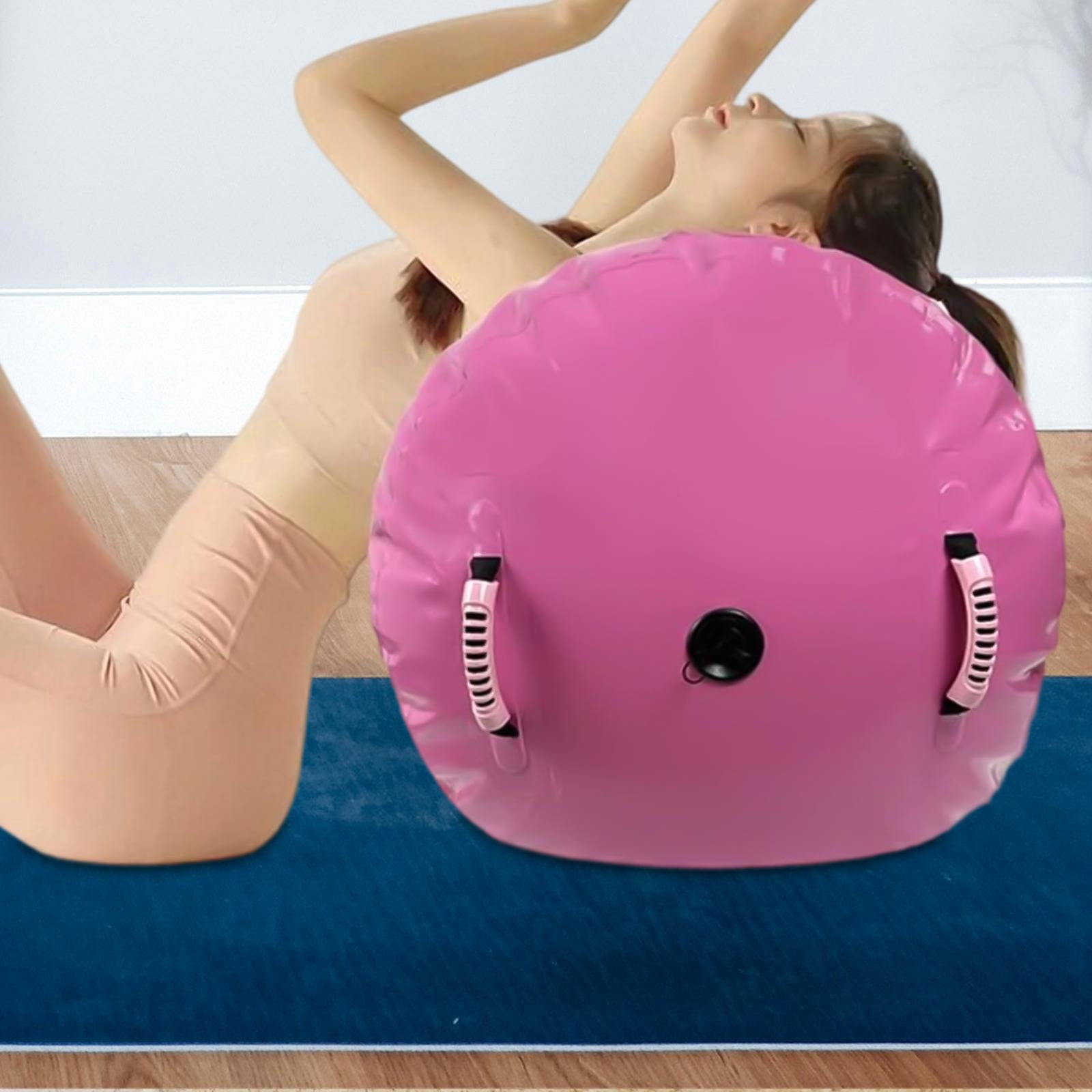 Gymnastics Barrel Air Roller Trainer Inflatable PVC Material for Back Handspring Adults Home Training
