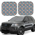 thumbnail image 2 of Picia Popcorn 2 Piece Car Windshield Sun Shade Foldable | Foldable Sun Shield for Front Window Blocks UV Rays and Keeps Your Vehicle Cool-, 2 of 7