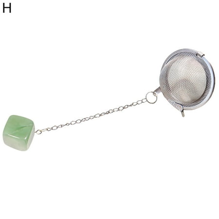 

Pengpengfang 2 Pcs Tea Infuser Fine Mesh Detachable Colorful Faux Crystal Stainless Steel Tea Spice Infuser Household Supplies