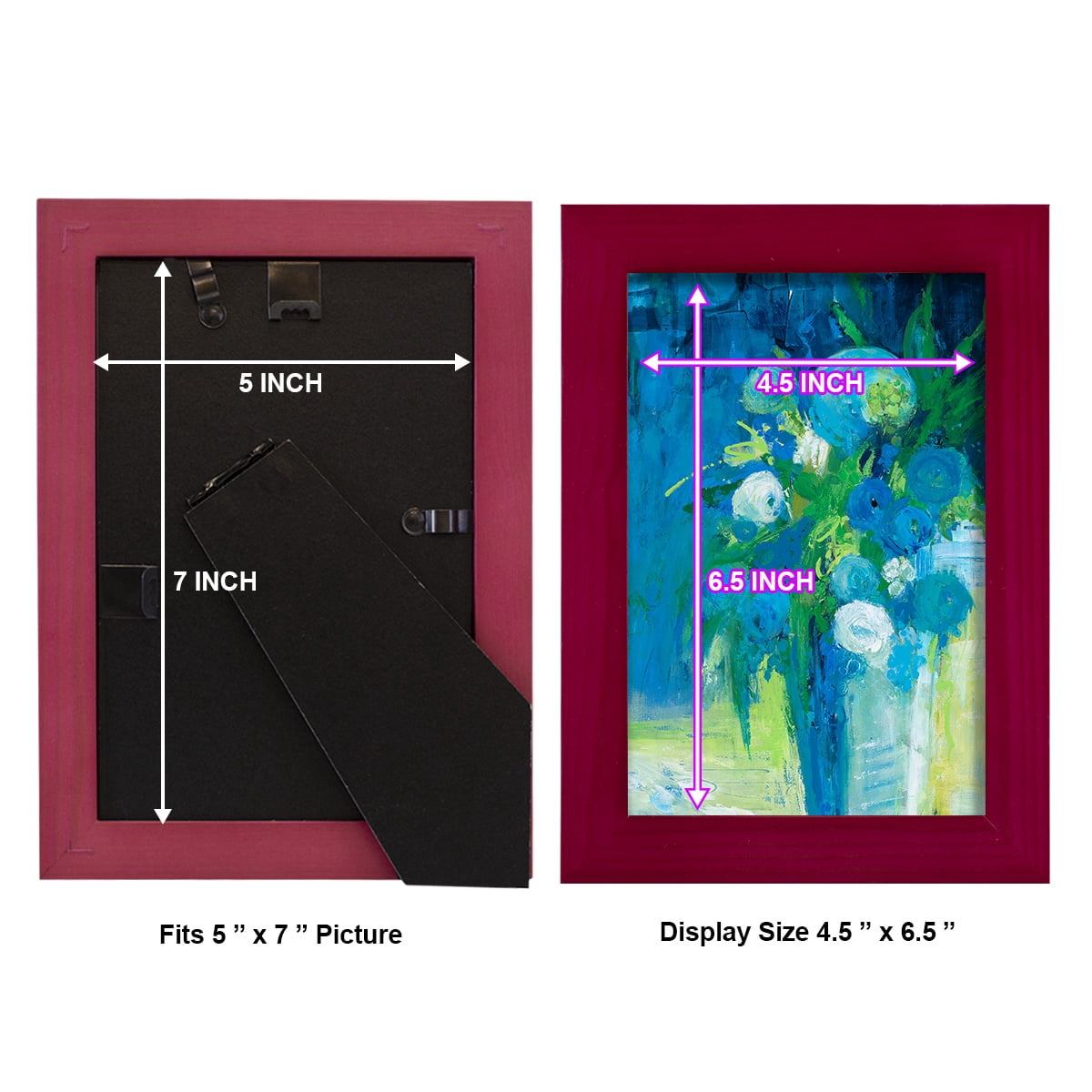Literal Imaginings -Framed Print w/glass-Cherry Red
