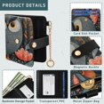 thumbnail image 5 of Small Wallet For Women Bifold Leather Pocket Coin Credit Card Holder With RFID Blocking A Owl, 5 of 6