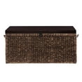 thumbnail image 4 of SEI Furniture Water Hyacinth Trunk Coffee Table in Blackwash, 4 of 6