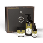 Every Man Jack Small Batch Beard Set, Hinoki Spice Fragrance - Beard Wash, Beard Oil and Beard Butter