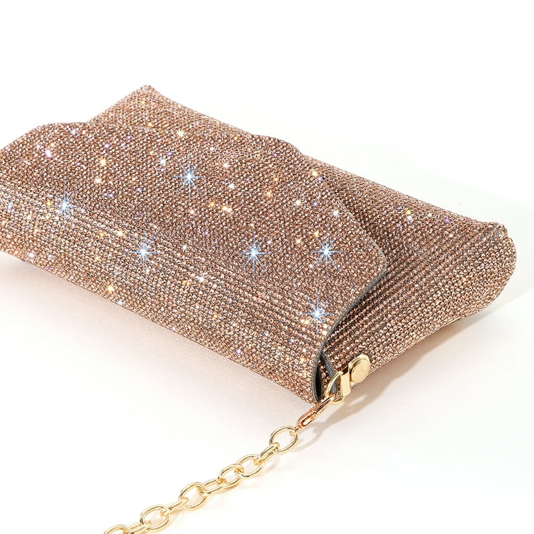Glitter clutch bag hot sale