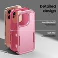 thumbnail image 6 of for iPhone 16 Pro Case, [Shockproof] Military Grade Proof Protection [Dropproof] Rugged Protective Heavy Duty Phone Case Cover for iPhone 16 Pro (Pink), 6 of 14