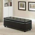 thumbnail image 1 of Atlin Designs Storage Bench in Black, 1 of 6