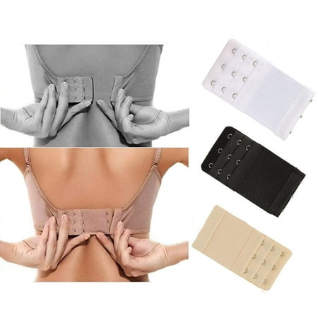 

Knosfe Women s 3 Hook Bra Extender Multi Color