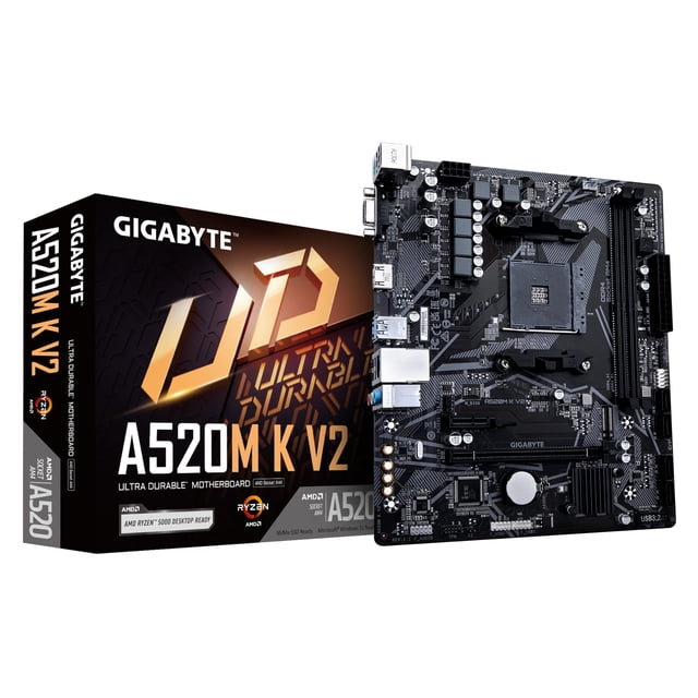 Placa madre GIGABYTE A520M K V2 (REV. 1.0) AMD A520 AM4