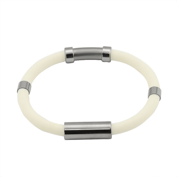 Jumpingount inalámbrica para adultos, joyería, muñequera antiestática, muñequera decorativa impermeable, decoración de vestimenta Personal Ropa, zapatos y accesorios Miscelánea Hombre blanco