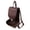 coffee, variant on Versatile Woven Backpack Supplies Handmade PU Leather Back Craft Accessory Practical Travel Backpack for Everyday Use