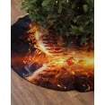 thumbnail image 2 of Baseball Christmas Tree Skirt 36 Inches Large Christmas Skirt Tree, Baseball Flame Modern Abstract Art Tree Skirt Christmas Decorations for Fireplace Party Holidays Indoor Outdoor, 2 of 7