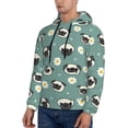 thumbnail image 3 of Sikiie Cute Puppy Men's Hoodie, Essentials Hoodie, Sweatshirt, Pullover Hooded Sweatshirt for Men-4X-Large, 3 of 7