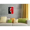 thumbnail image 4 of Bally Kick - Bally Shoes - Vintage Advertising Poster by Bernard Villemot c.1980s - 8 x 12 inch Vintage Wood Art Sign, 4 of 4