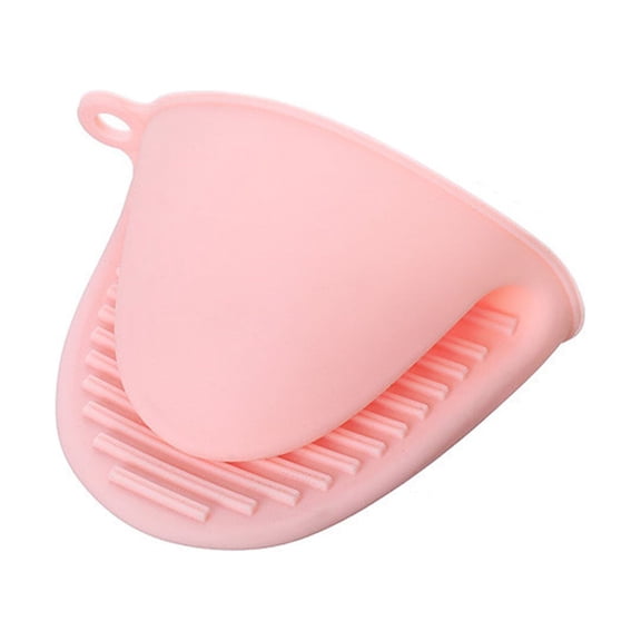 Leke 2PC Kitchen Baking Oven Mitts Silicone Heat Resistant Pinch Mitts Anti Scalding Non Slip Gloves Pot Holder For Kitchen