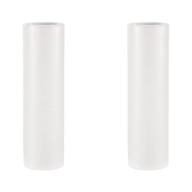 2X Clear Wash Water Soluble Embroidery Film 12 Inch x 30 Yd Roll for Machine Embroidery and Hand Sewing