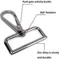 thumbnail image 4 of 15 Pcs Purse Hardware Heavy Duty Swivel Snap Hooks D Rings for Purse and Tri-glide Slide Buckles for Bag Making, 4 of 5