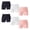 6 PACK 2#, variant on HuaAngel Girls Bike Shorts 6 Pack Quick Dry Breathable Athletic Shorts for Dance, Yoga, and Sports Sizes 5-14