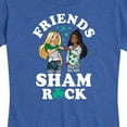 thumbnail image 3 of Barbie - St. Patrick's Day Friends Sham Rock - Women's Short Sleeve Graphic T-Shirt, 3 of 5